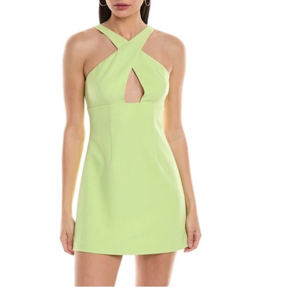 French Connection Whisper Ruth Crossover Mini Dress